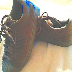 Men's US 11 Vintage ((( ARMY GREEN ))) Superstar Orginal Shelltoe ADIDAS